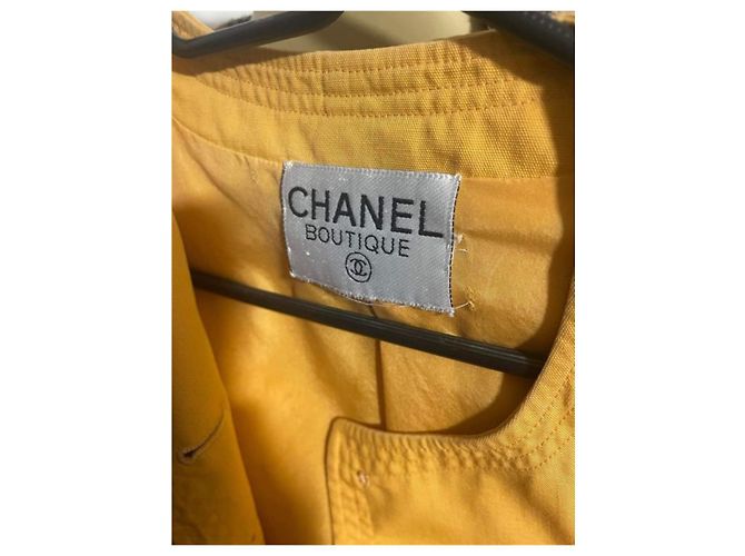 Cambon Chaqueta de traje elegante Chanel / Peacoat Amarillo - vista 4