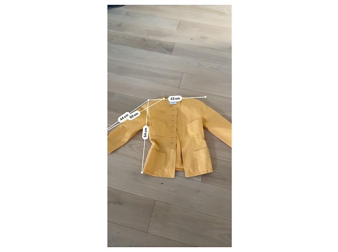 Cambon Chaqueta de traje elegante Chanel / Peacoat Amarillo - vista 5