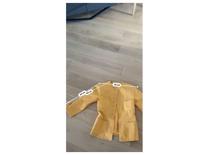 Cambon Chaqueta de traje elegante Chanel / Peacoat Amarillo - vista 6