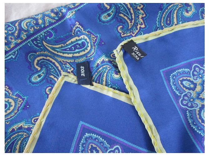 Nina Ricci bandana di seta, Motivi in cashmere. Misto. Multicolore - vista 4
