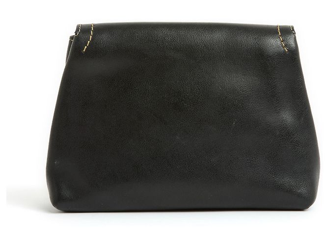 Christian Lacroix 1995Pochette gioiello in pelle nera da uomo - vista 2