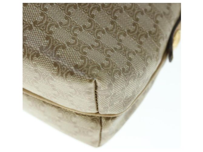 Céline CELINE Borsa a tracolla in tela Macadam Beige Auth 60008 - vista 15