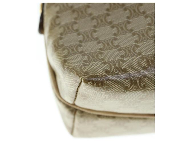 Céline CELINE Borsa a tracolla in tela Macadam Beige Auth 60008 - vista 16
