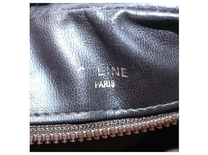 Céline CELINE Borsa a tracolla in tela Macadam Beige Auth 60008 - vista 19
