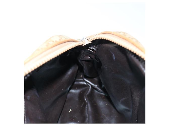 Céline CELINE Borsa a tracolla in tela Macadam Beige Auth 60008 - vista 20