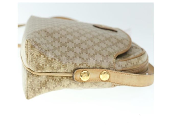 Céline CELINE Borsa a tracolla in tela Macadam Beige Auth 60008 - vista 4
