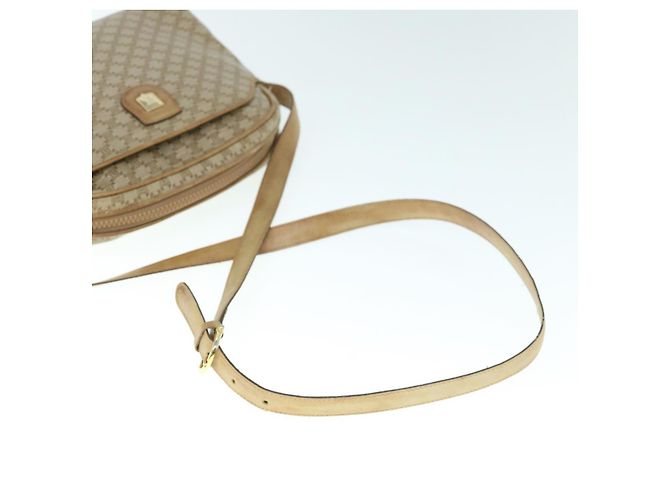 Céline CELINE Borsa a tracolla in tela Macadam Beige Auth 60008 - vista 7