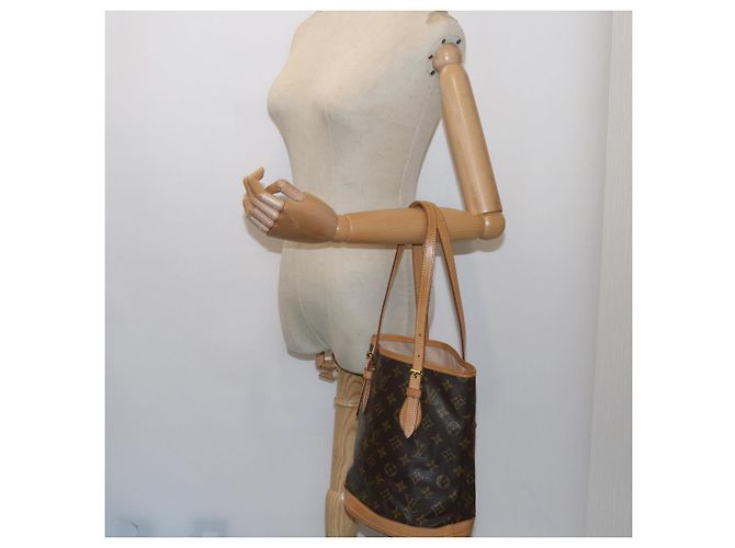 Bucket LOUIS VUITTON Monogramm Eimer PM Umhängetasche M.42238 LV Auth 60017EIN - Ansicht 39