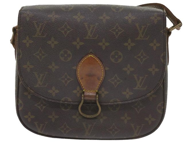 Saint-Cloud LOUIS VUITTON Monogram Saint Cloud GM Borsa a tracolla M51242 LV Auth em5262 Monogramma - vista 13