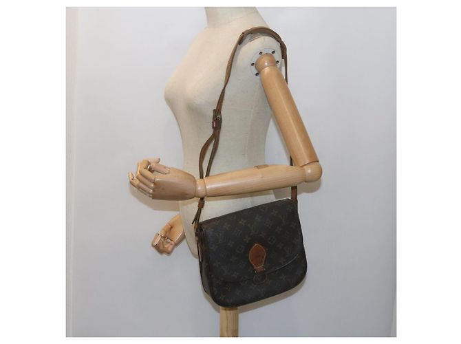 Saint-Cloud LOUIS VUITTON Monogram Saint Cloud GM Borsa a tracolla M51242 LV Auth em5262 Monogramma - vista 26
