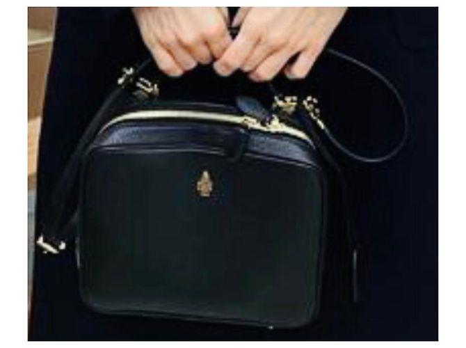 Autre Marque Borsa a mano Laura in pelle nera Nero - vista 10
