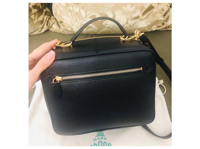 Autre Marque Borsa a mano Laura in pelle nera Nero - vista 13