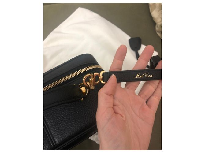 Autre Marque Borsa a mano Laura in pelle nera Nero - vista 4