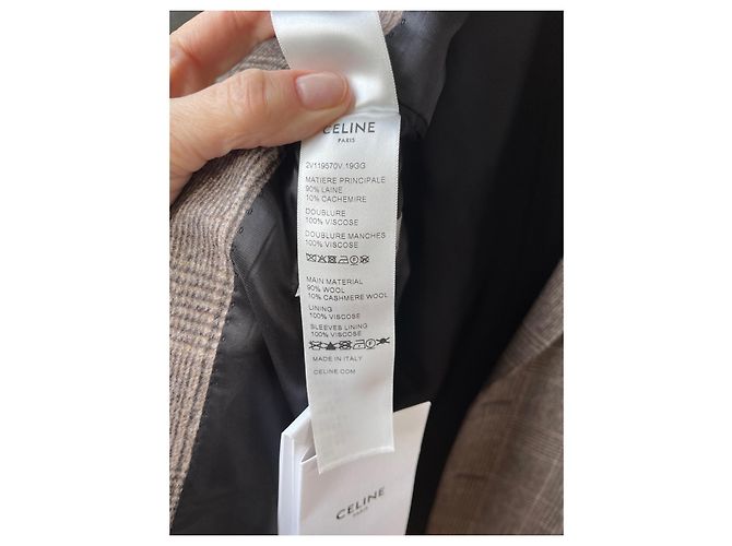 Céline Chaqueta Príncipe de Gales - vista 5