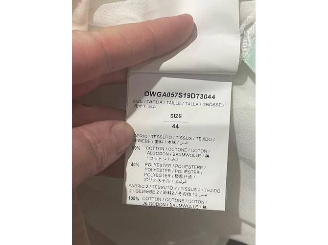 Off White Camisetas OFF-WHITE T.IT 44 Algodón Blanco - vista 6