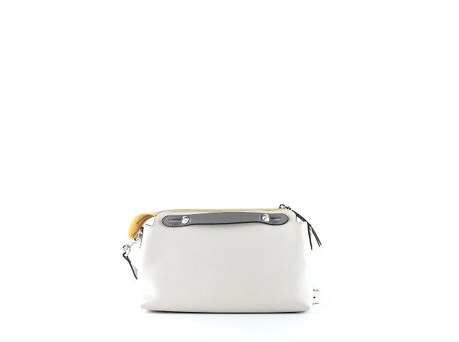 FENDI - Borsa a tracolla By The Way in pelle grigia Grigio - vista 3