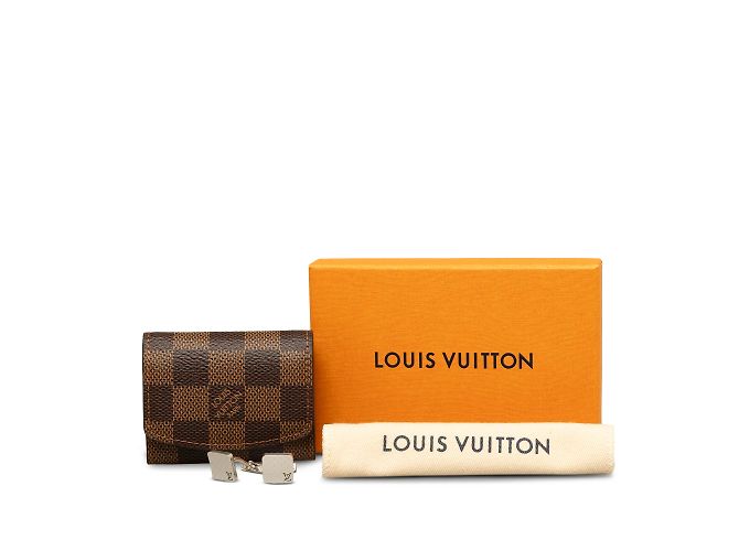 Gemelli Louis Vuitton in acciaio Champs Elysees in argento - vista 5