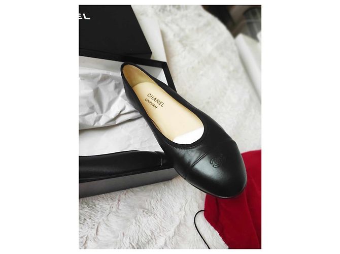Chanel Bailarinas Negro - vista 4