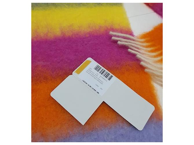 Sciarpa Loewe Anagram lana e mohair multicolore - vista 4