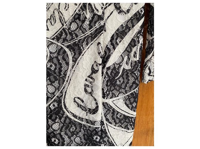 Roberto Cavalli Kleid aus weißem Polyester - Ansicht 4