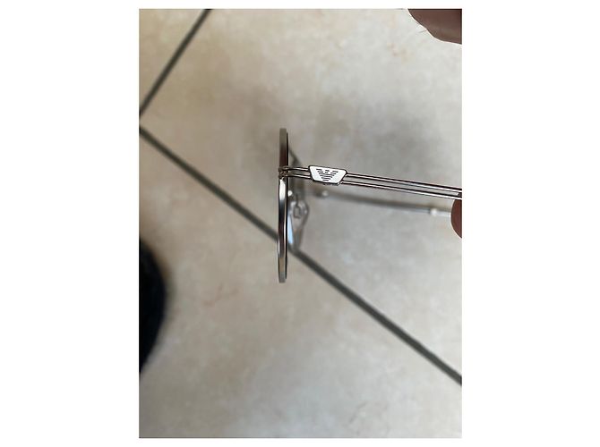Occhiali da sole Armani Metallo Argento - vista 6