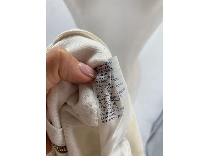 Strickwaren Louis Vuitton T.International M Kaschmir Weiß - Ansicht 5