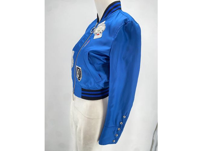 Louis Vuitton Jacken T.FR 36 Polyester Blau - Ansicht 4