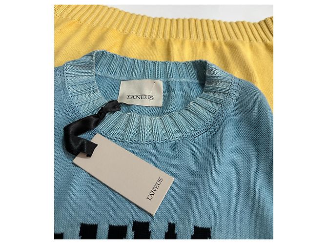 Autre Marque Laneus Hollywood Ombre Pullover Baumwolle Mehrfarben - Ansicht 5