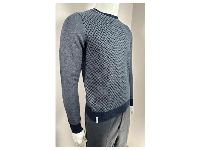 Autre Marque Fred Mello Pullover Baumwolle und Wolle Mehrfarben - Ansicht 2