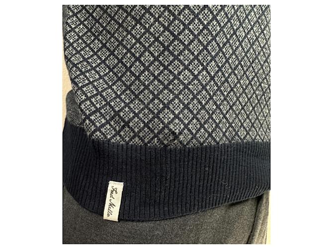 Autre Marque Fred Mello Pullover Baumwolle und Wolle Mehrfarben - Ansicht 3