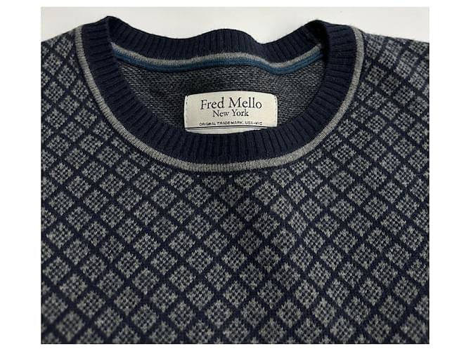 Autre Marque Fred Mello Pullover Baumwolle und Wolle Mehrfarben - Ansicht 5