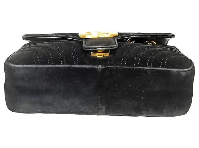 Gucci GG Marmont Piccolo Velluto Nero - vista 9