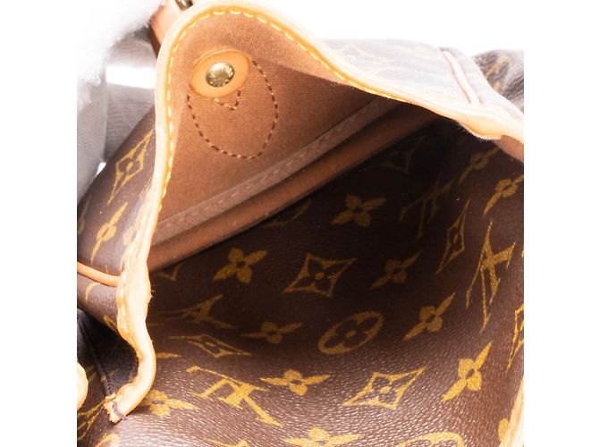 Borsa a tracolla Louis Vuitton in tela monogramma Sac Gibeciere GM Marrone - vista 11