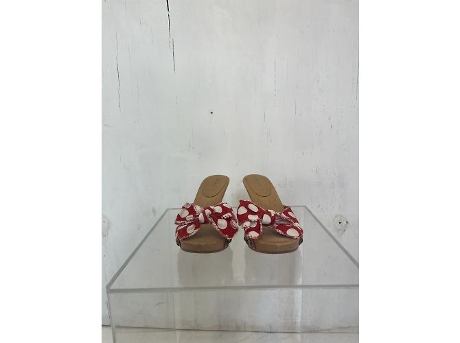 Zoccolo a pois di Miu Miu Marrone - vista 2