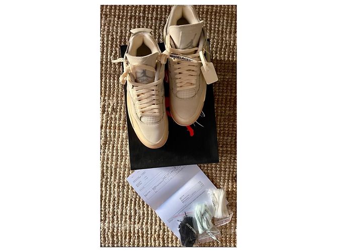 Nike-Jordan4 x gebrochenes Weiß - Ansicht 4