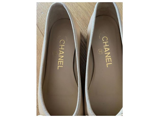 Bailarina Chanel Cambon Beige - vista 3