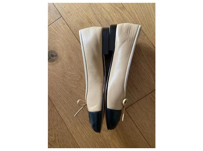 Bailarina Chanel Cambon Beige - vista 5