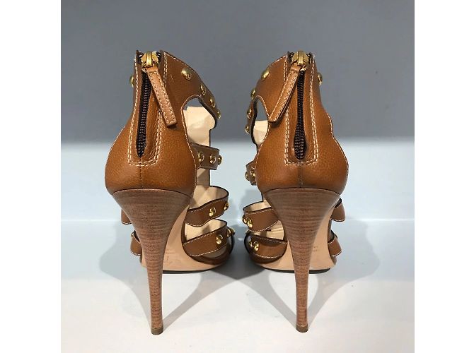 Sandali GIUSEPPE ZANOTTI T.EU 39 Pelle Cammello - vista 3