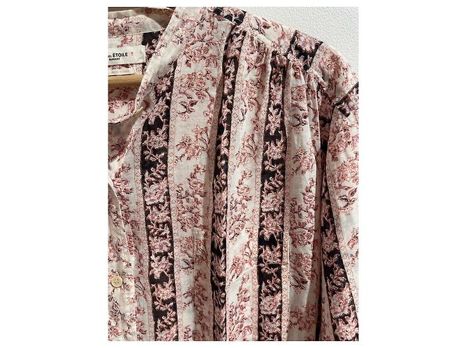 ISABEL MARANT ETOILE Tops T.FR 36 Algodón Rosa - vista 2