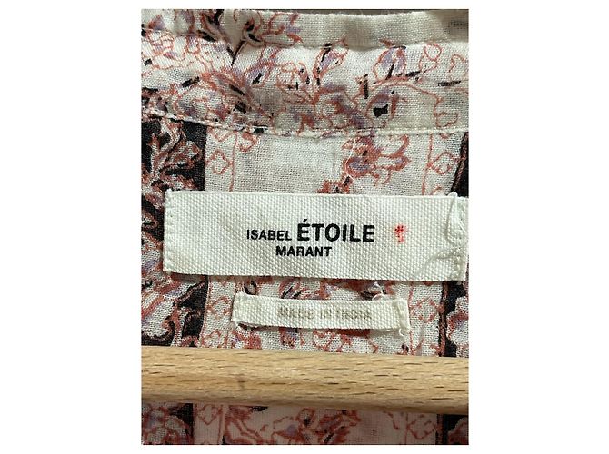 ISABEL MARANT ETOILE Tops T.FR 36 Algodón Rosa - vista 3