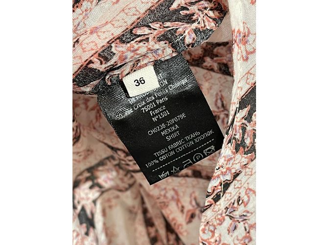 ISABEL MARANT ETOILE Tops T.FR 36 Algodón Rosa - vista 5