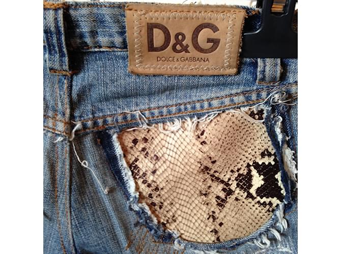 DOLCE & GABBANA Jeans T.US 24 Algodón Azul - vista 5