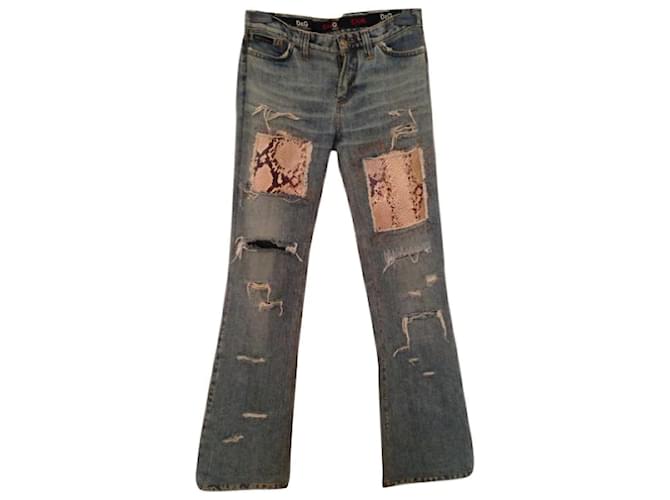 DOLCE & GABBANA Jeans T.US 24 Algodón Azul - vista 6