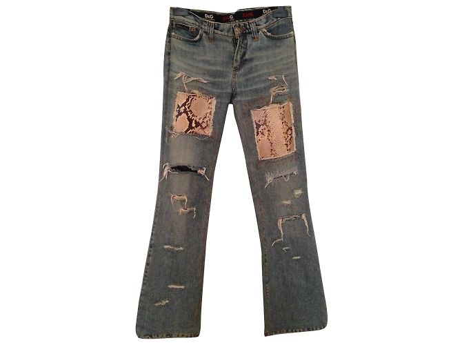 DOLCE & GABBANA Jeans T.US 24 Algodón Azul - vista 7