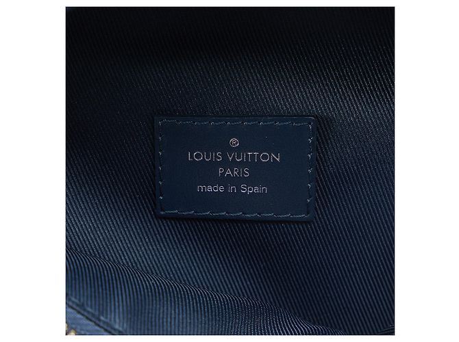 Bumbag Marsupio Louis Vuitton Aquagarden Discovery con monogramma blu - vista 6