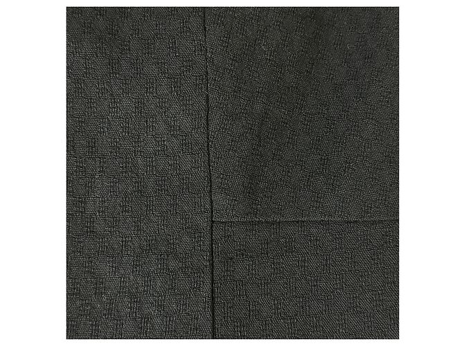 Autre Marque Abrigo Largo ALEKSANDR MANAMIS Negro Mezcla de Lino - vista 4
