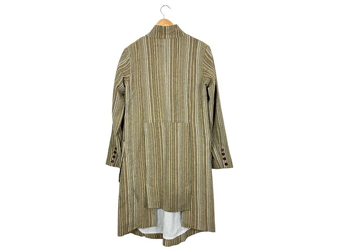 Autre Marque Abrigo Aleksandr Manamïs de algodón y lino Multicolor - vista 2