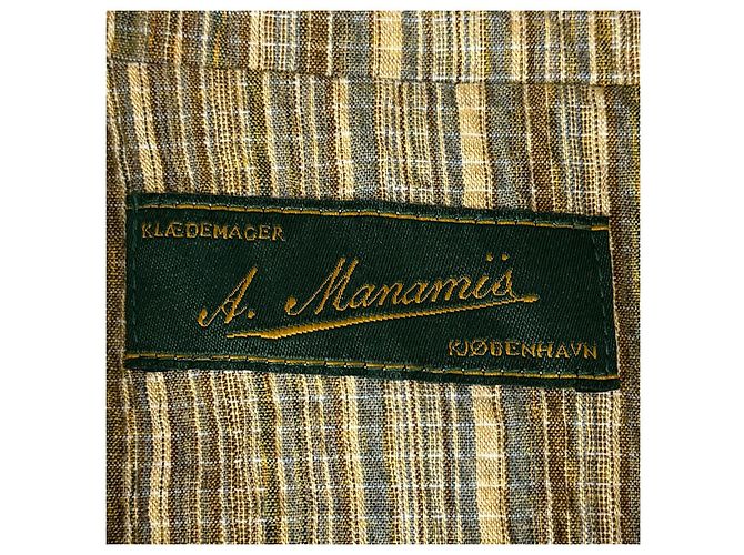 Autre Marque Abrigo Aleksandr Manamïs de algodón y lino Multicolor - vista 4