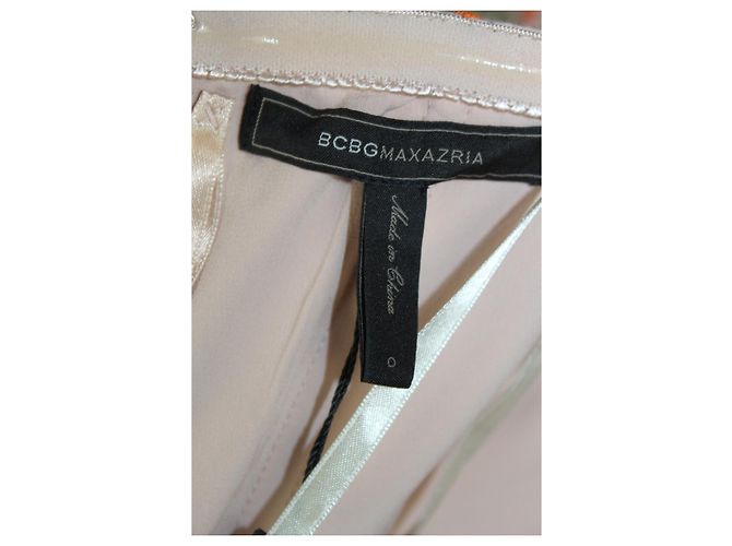 Bcbg Max Azria Giuliana Besticktes Trägerloses Kleid Rosa Pink - Ansicht 4