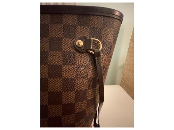 Louis Vuitton Neverfull MM Marron - vue 10